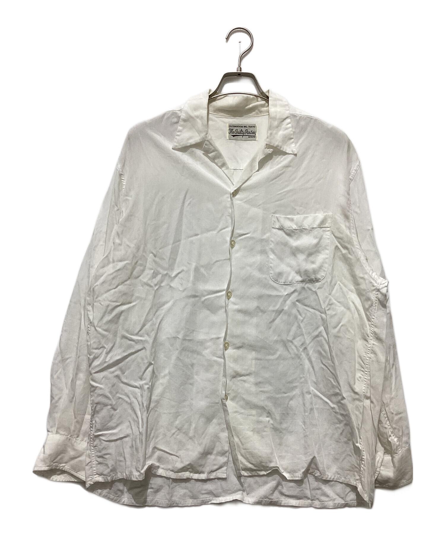 中古・古着通販】WACKO MARIA (ワコマリア) オープンカラーL/Sシャツ 