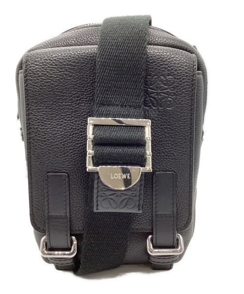 LOEWE ミリタリー クロスボディ XS レザー ブラック ロエベ ミリタリー
