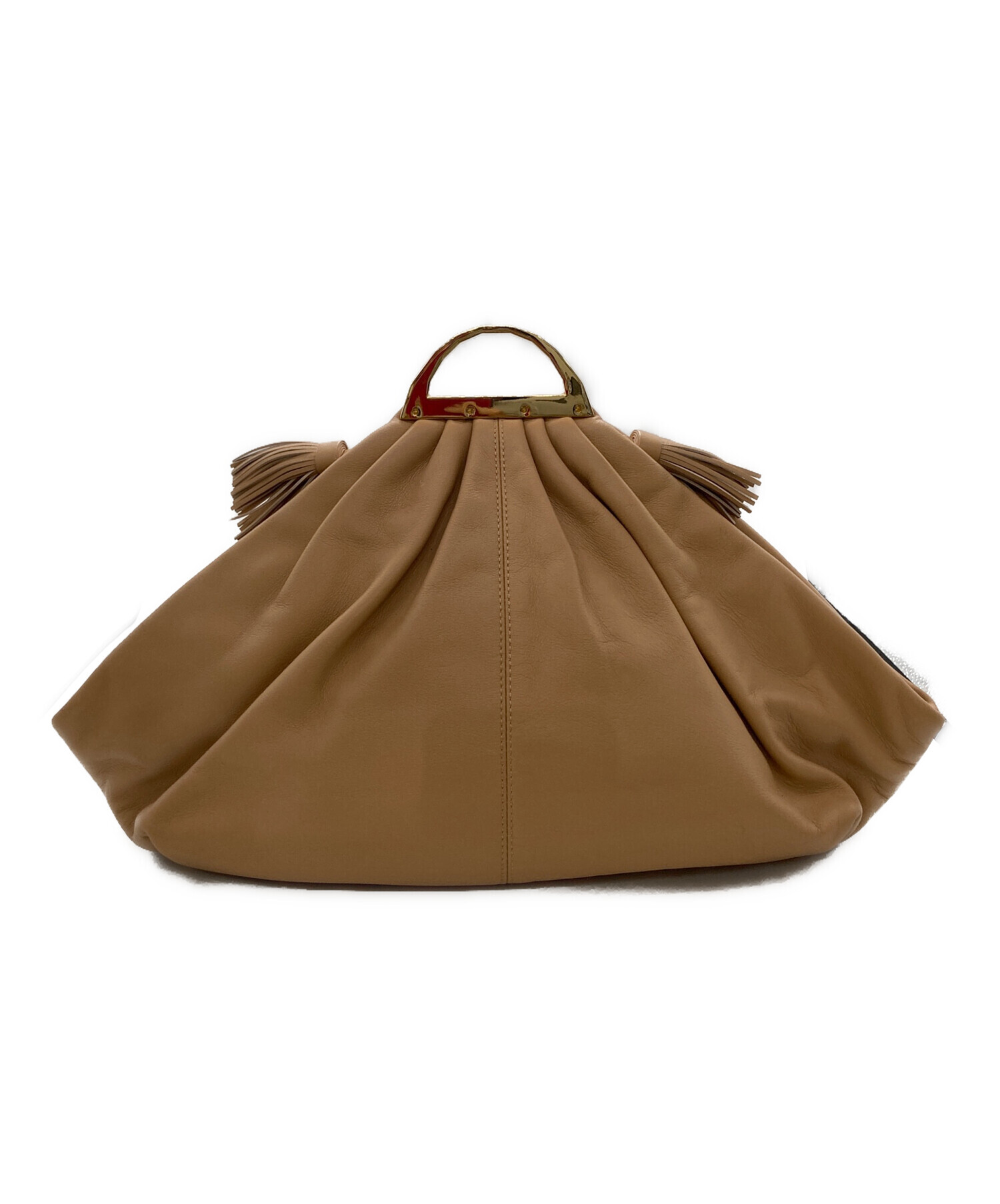 中古・古着通販】the VOLON (ザ ヴォロン) CLUTCH BAG ベージュ 