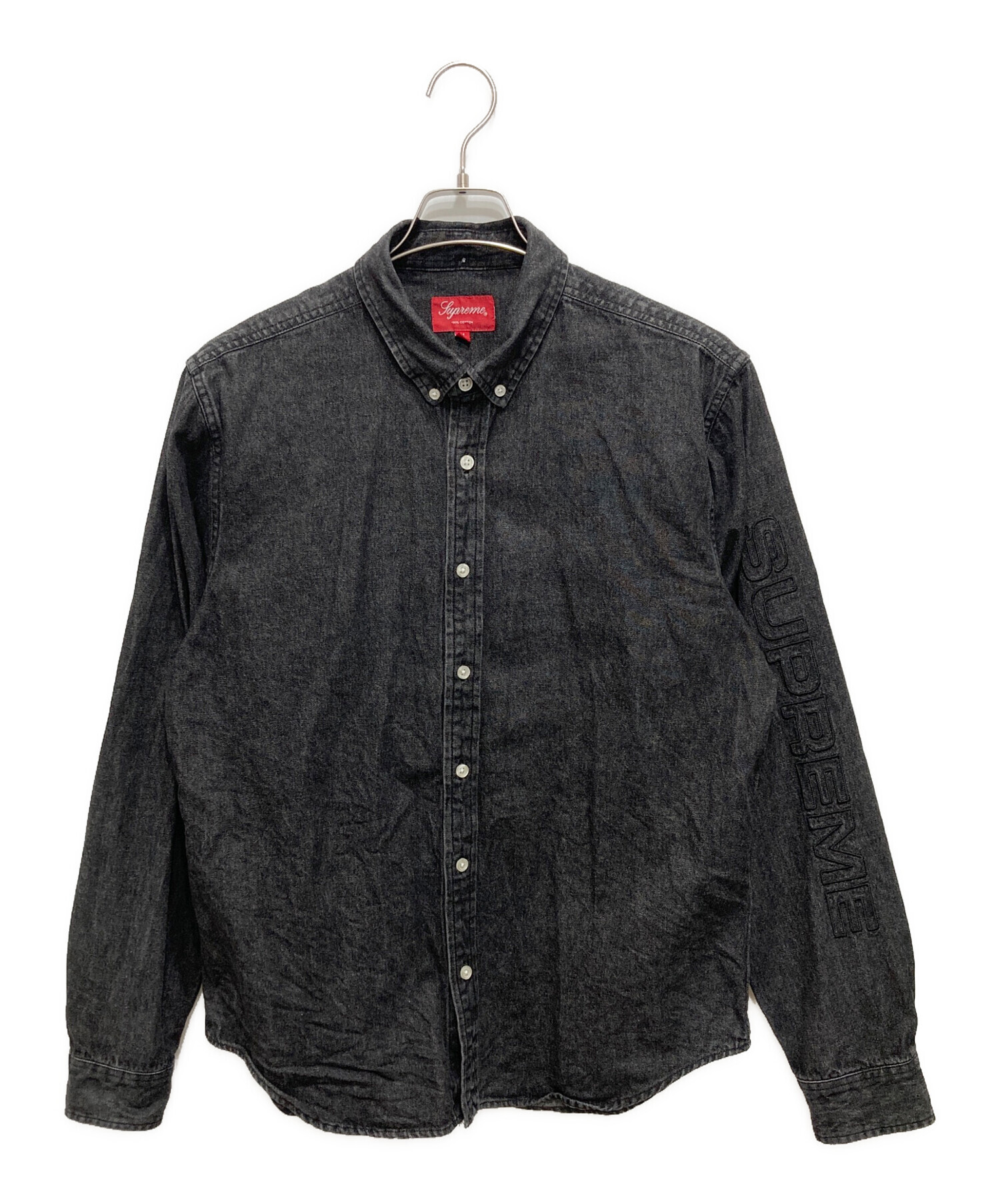 Supreme denim shirt M シュプリーム デニムシャツ ブラック