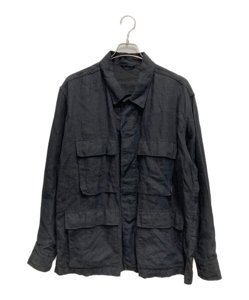 新品 21SS COMOLI コモリ リネン BDU パンツ 3黒 919L△ コモリ リネン