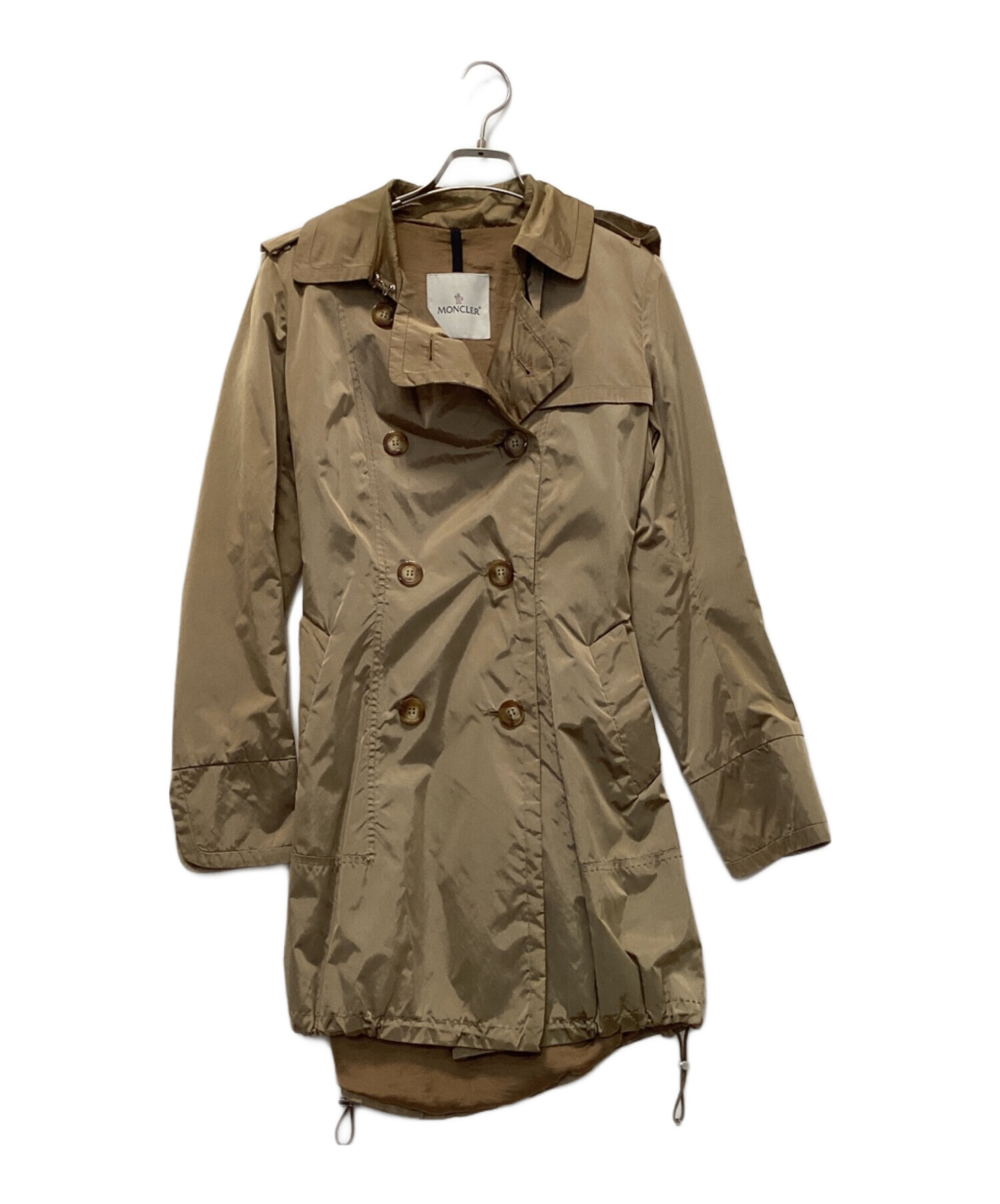 中古・古着通販】MONCLER (モンクレール) ナイロントレンチコート 