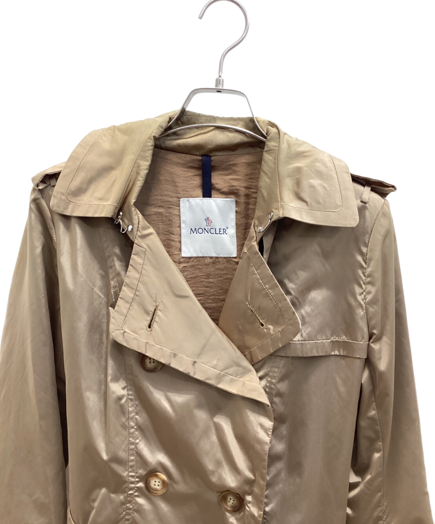 春♪モンクレール トレンチXSフード取り外し可☆ 春♪モンクレール トレンチXSフード取り外し可☆ 春