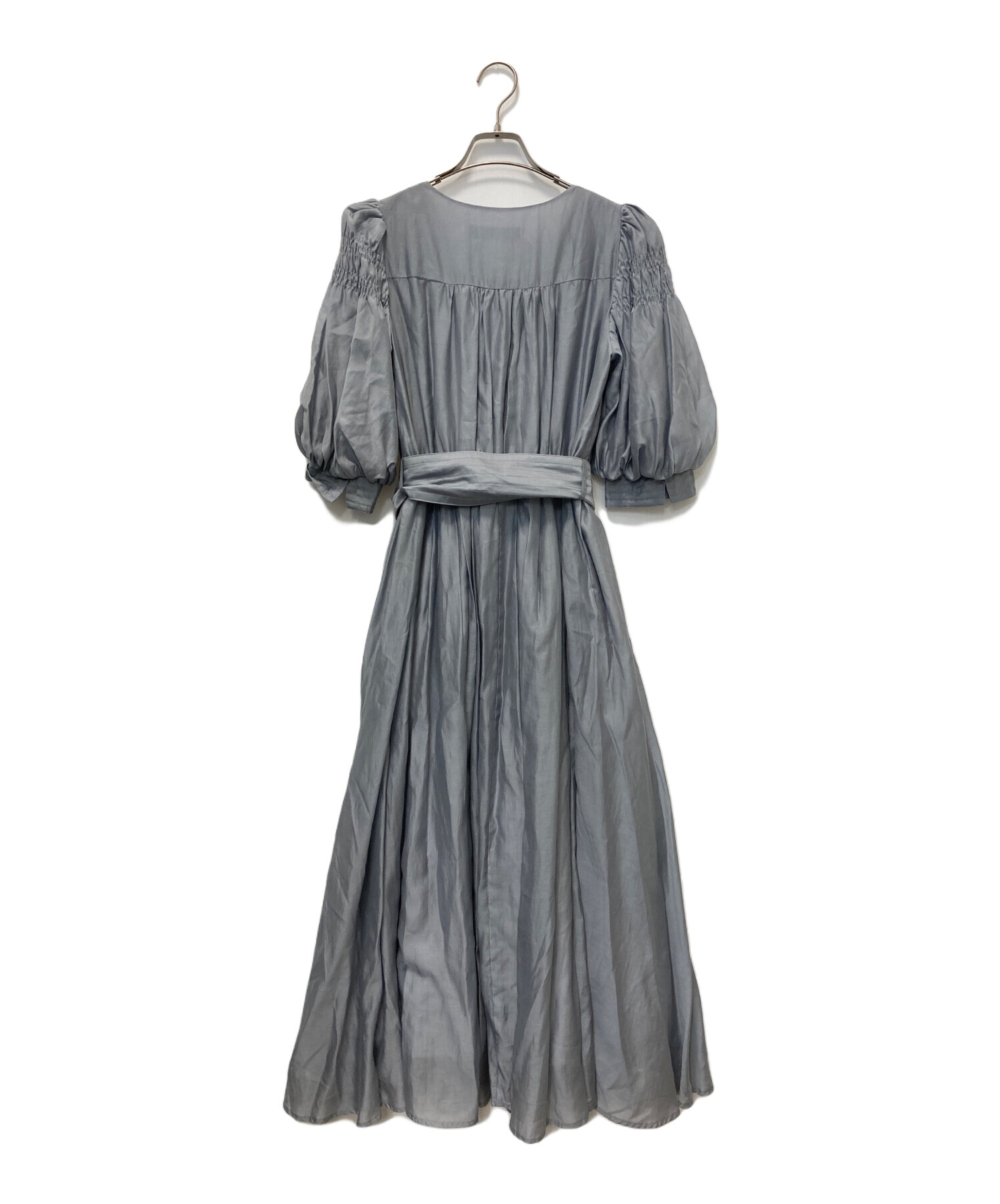 Her lip to Airy Volume Sleeve Dress suJ5k-m49022891563 | icofa.com 