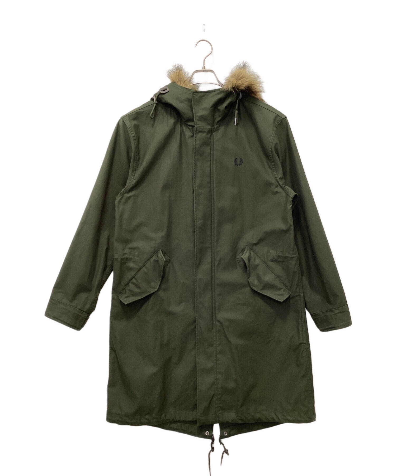 Oversized Fishtail Parka Jacket(XS Q50：PARKA GREEN): | FRED PERRY