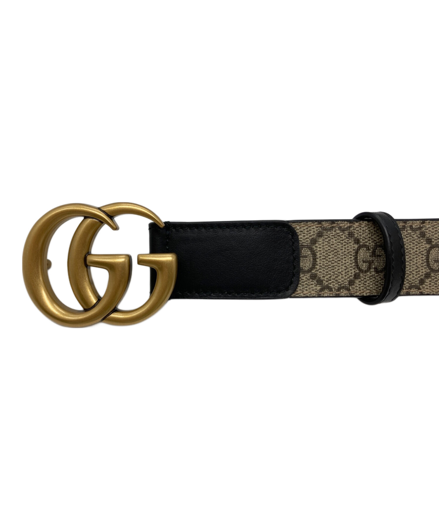 中古・古着通販】GUCCI (グッチ) GGマーモントベルト ベージュ サイズ 