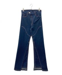 MUKAI LAYERED SLIM DENIM PANTS MUKAI LAYERED SLIM DENIM PANTS