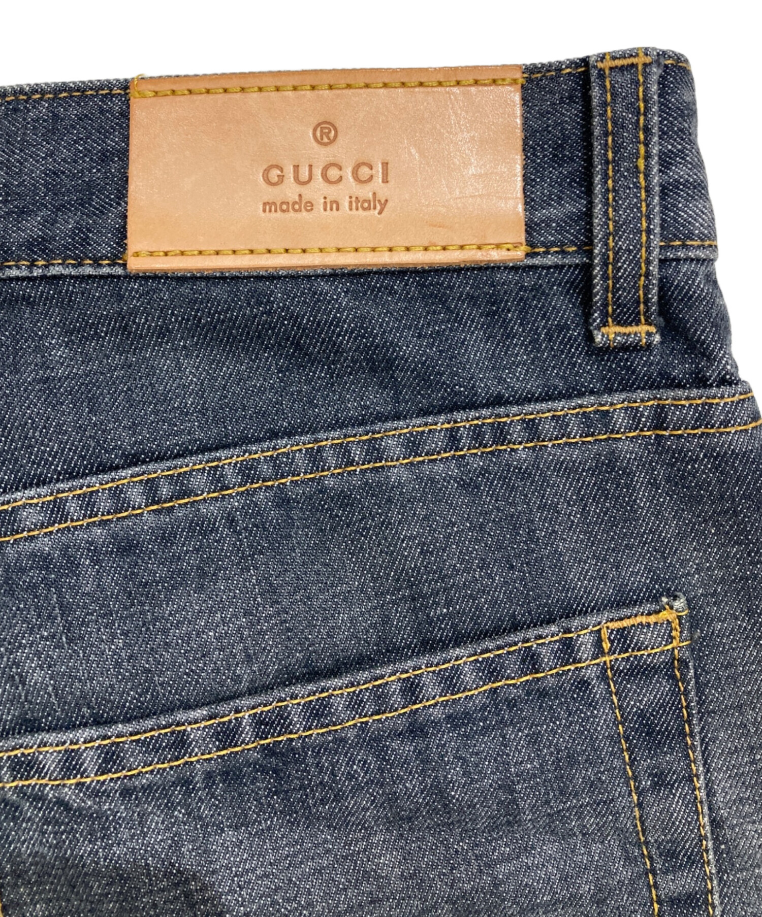 GUCCI made in Italy グッチ ジーンズ46ジーパン ウェビング｜メンズ