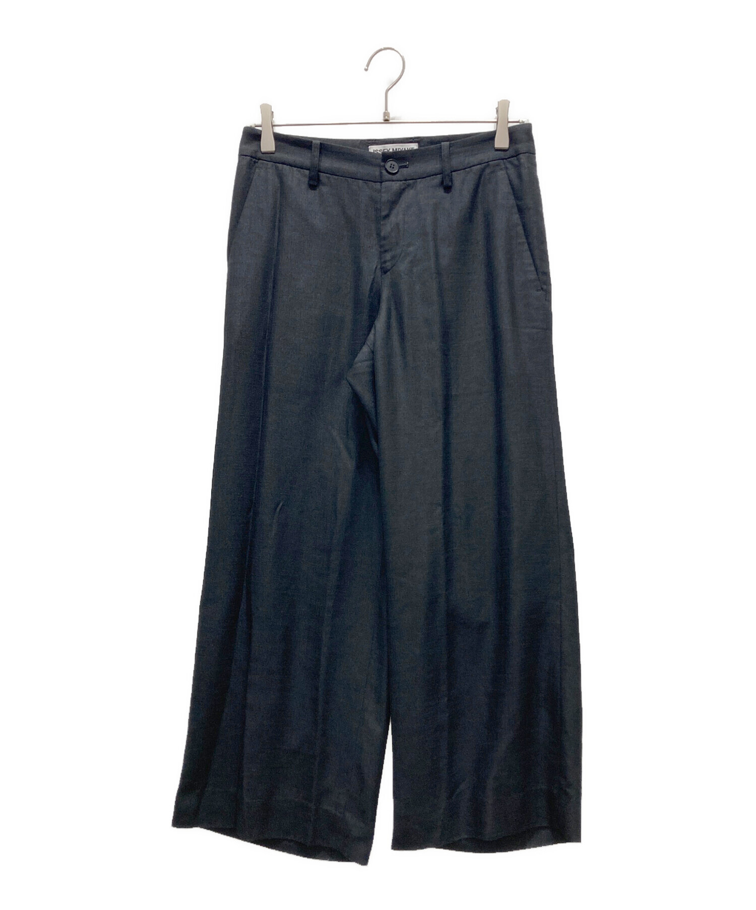 中古・古着通販】ISSEY MIYAKE (イッセイミヤケ) ワイドスラックス 
