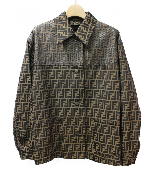 中古・古着通販】FENDI (フェンディ) ZUCCA JACKET/ズッカ柄ジャケット 
