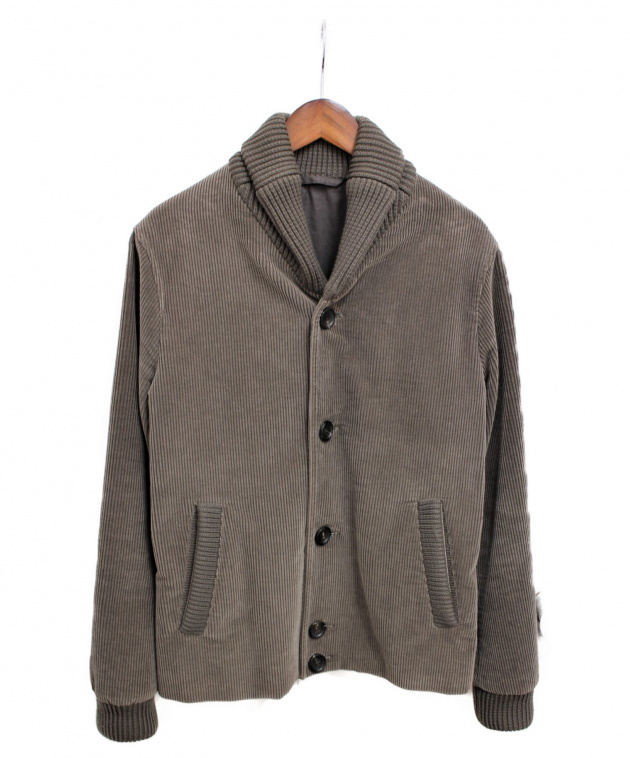 中古・古着通販】GUCCI (グッチ) ショールカラージャケット ブラウン 