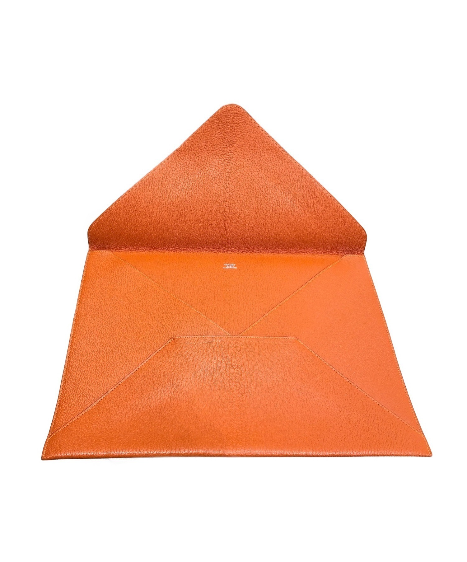 中古・古着通販】HERMES (エルメス) 書類ケース オレンジ サイズ 