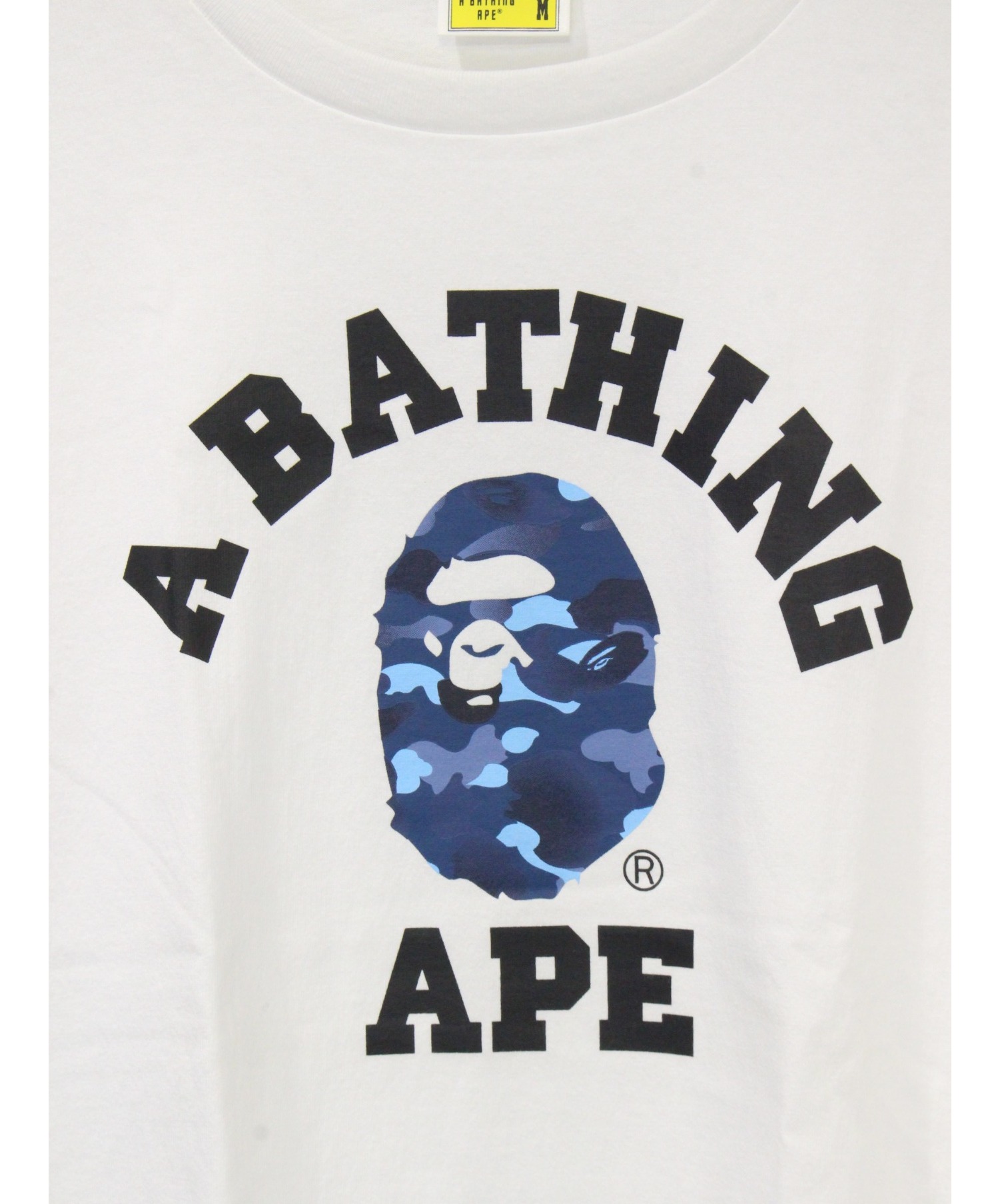 A BATHING APE (ア ベイシング エイプ) Tシャツ ホワイト サイズ:M