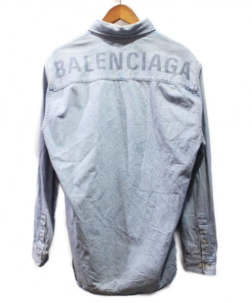バレンシアガ BALENCIAGA 19SS シャツジャケット 37 ベージュ