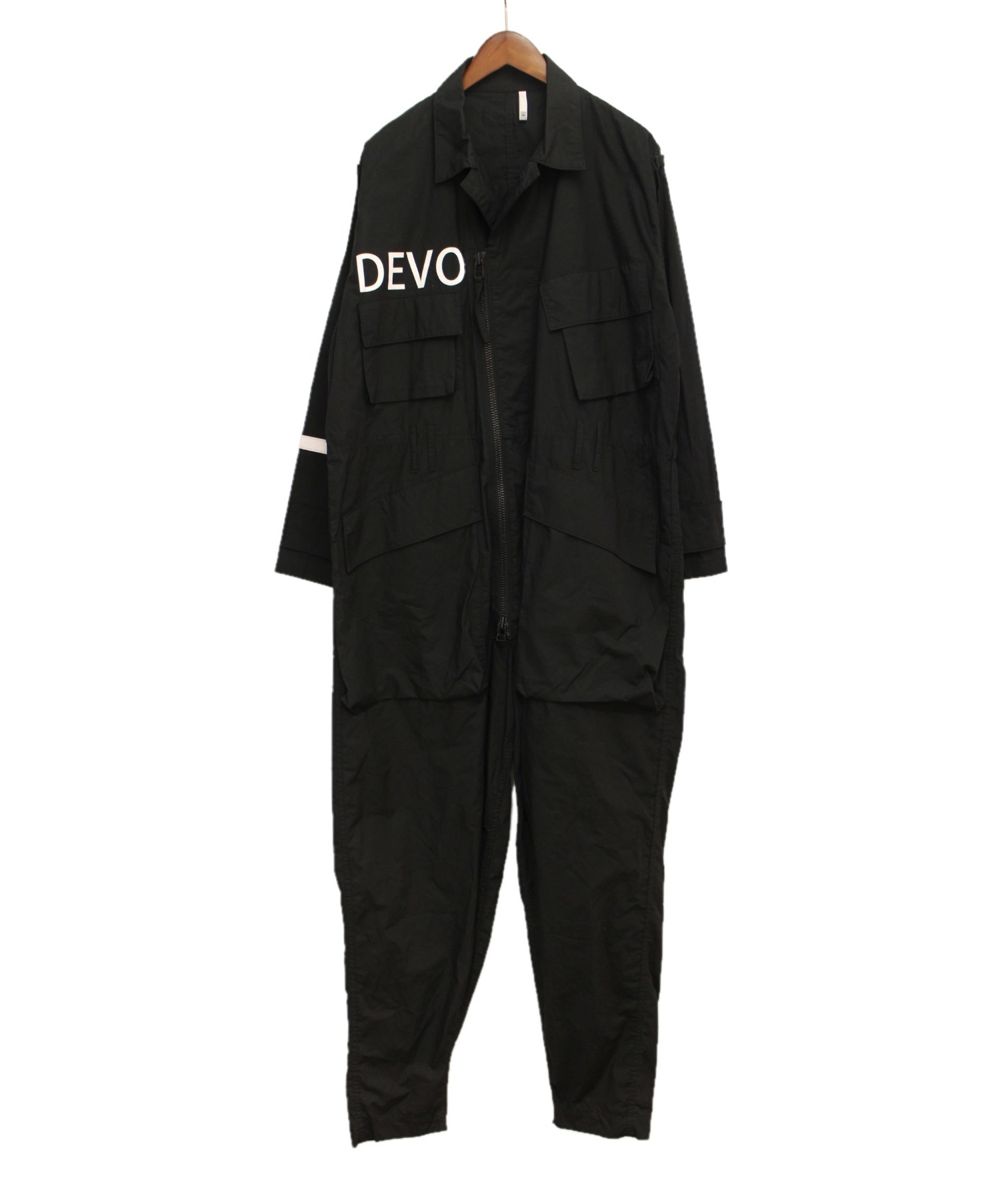 HUMIS Takahumi Nohara (ヒューミス タカフミ ノハラ) 20SS CHEMICAL FLIGHT JUMPSUIT ブラック  サイズ:-