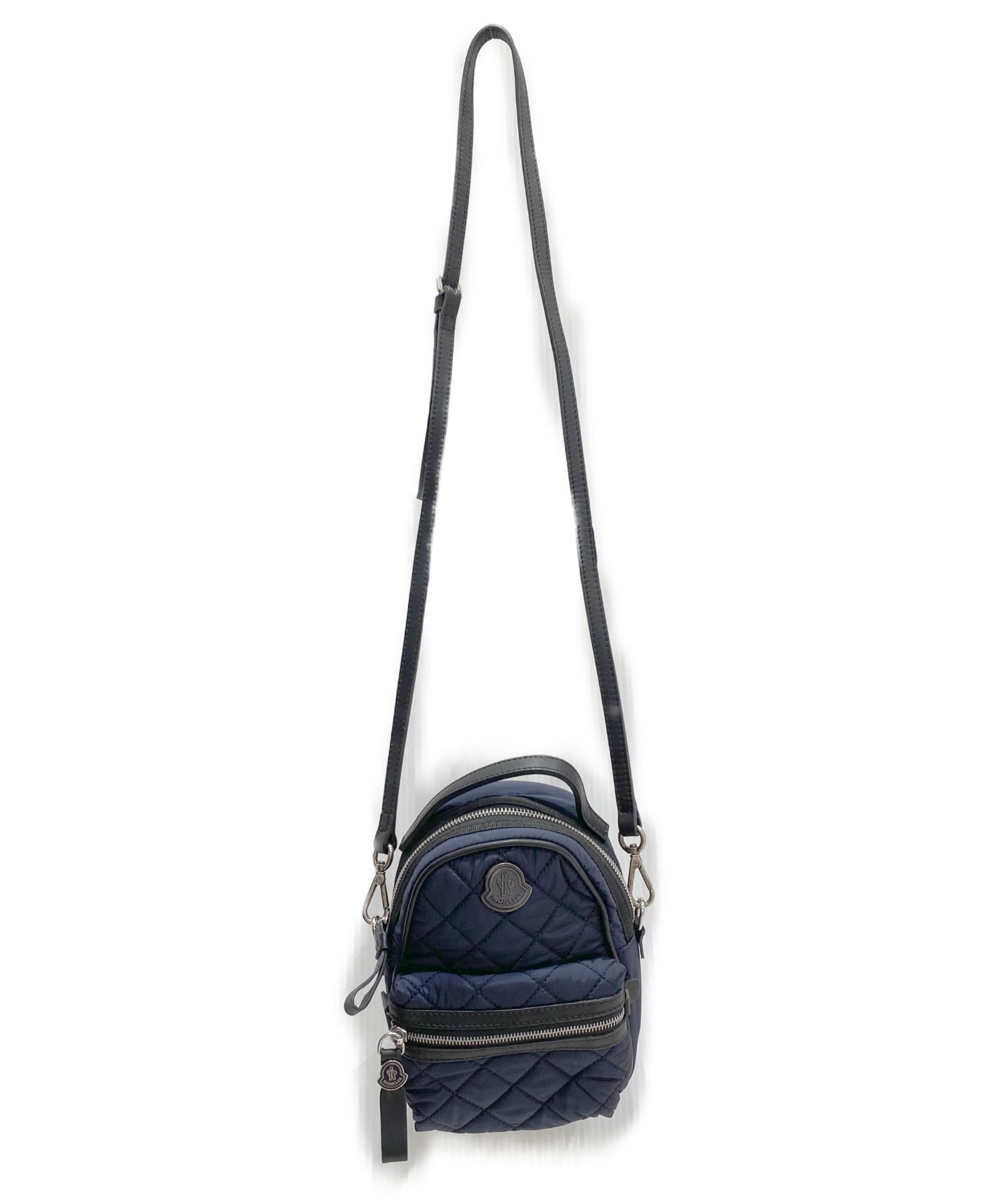 中古・古着通販】MONCLER (モンクレール) ショルダーポーチ ネイビー 