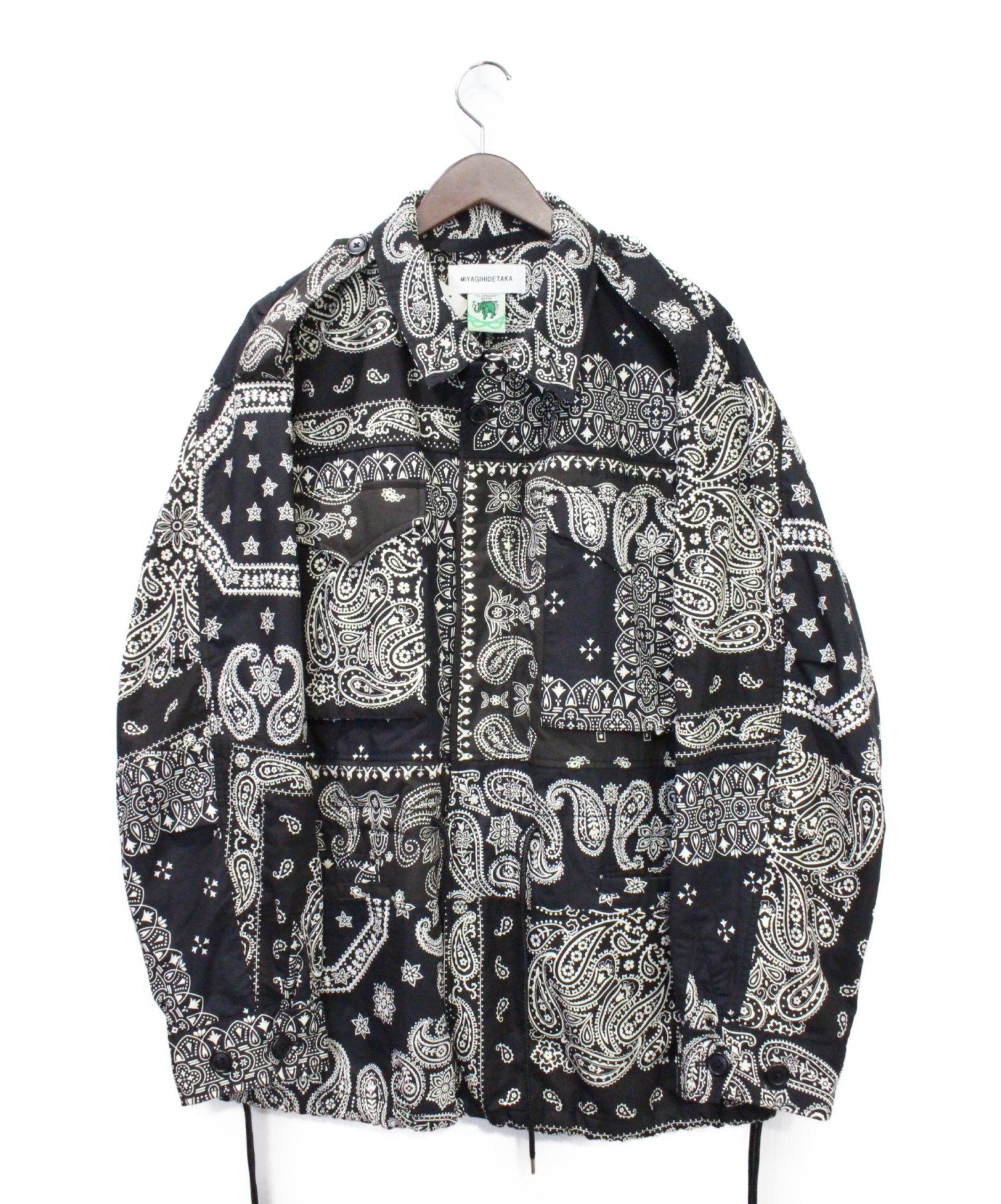 MIYAGIHIDETAKA (ミヤギヒデタカ) M51バンダナフィールドジャケット ブラック サイズ:FREE