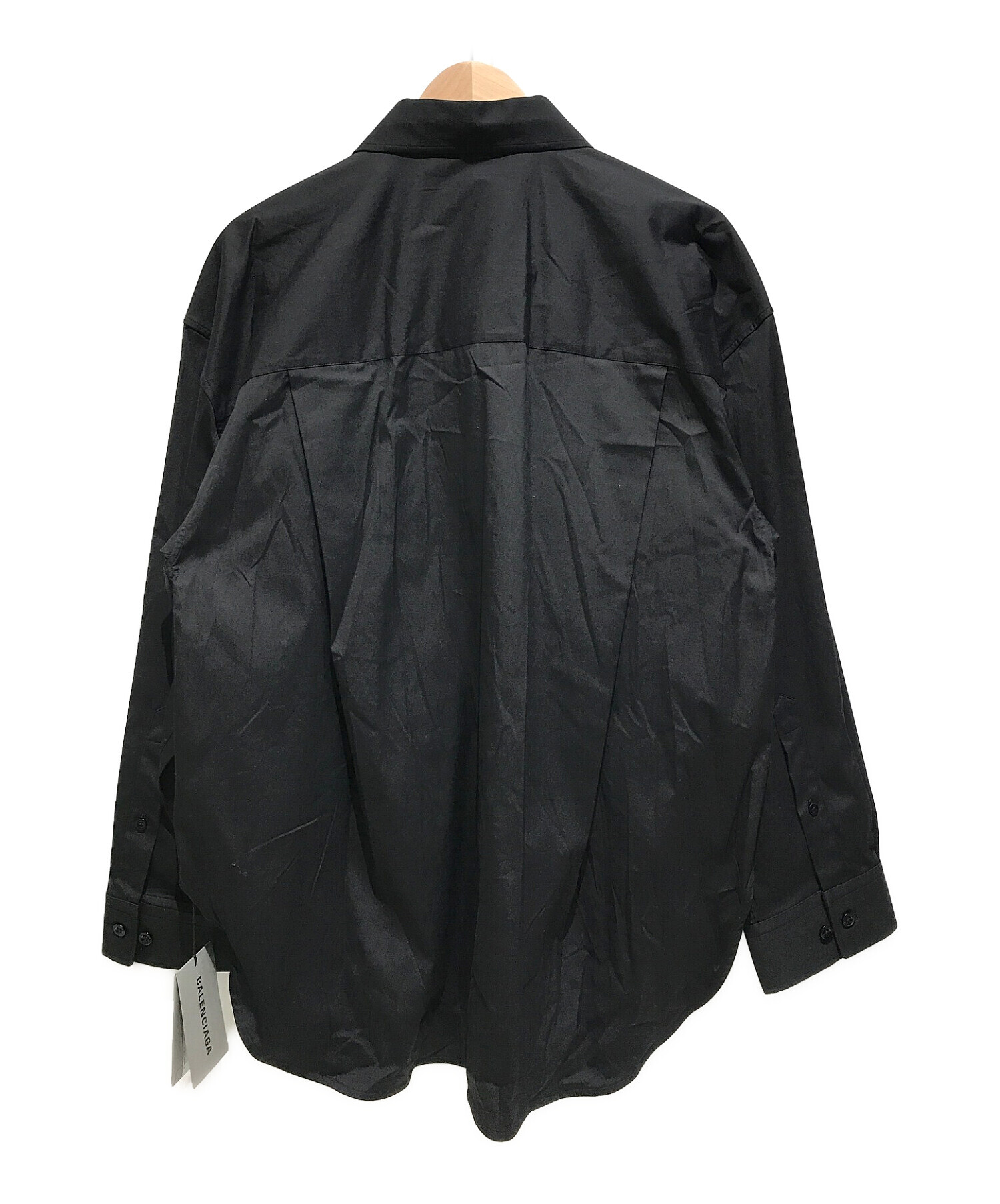 BALENCIAGA (バレンシアガ) シャツ ブラック サイズ:34