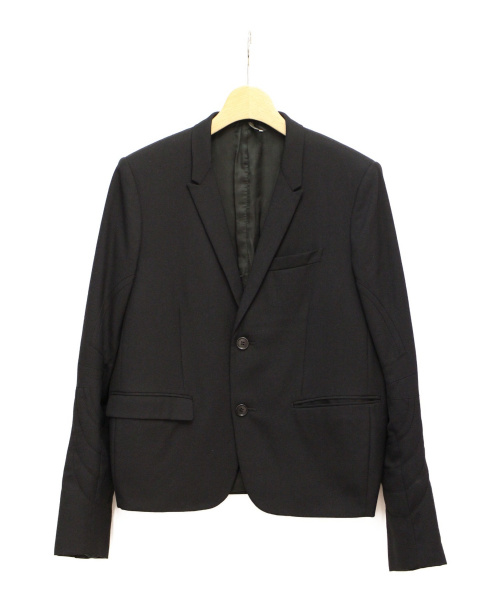 size44 ディオールオム タキシード風ドレスジャケット ブラック