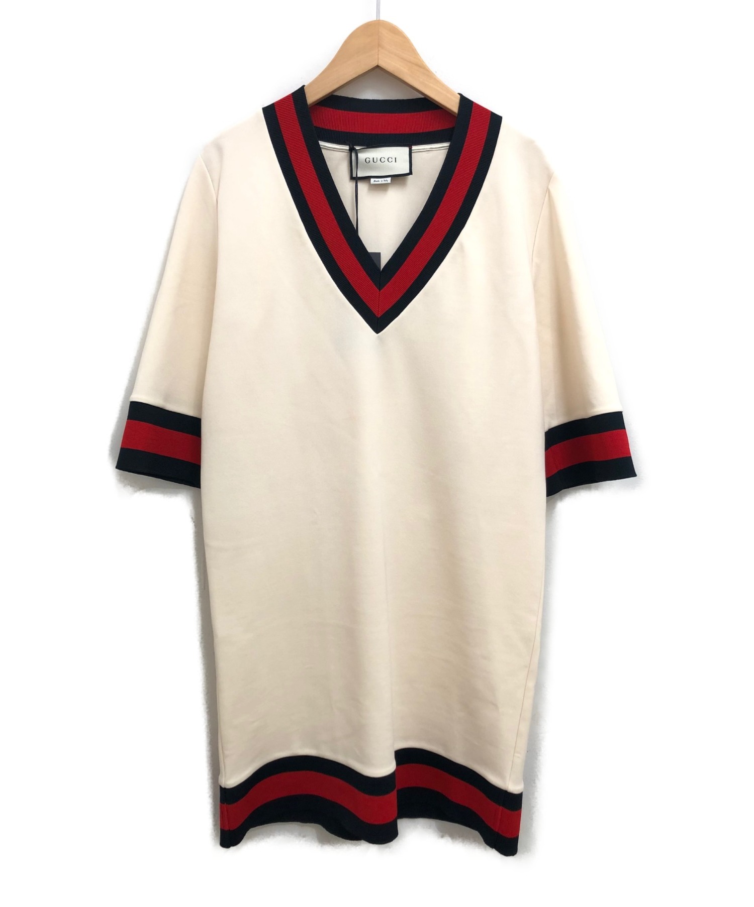 大幅値下げ！】GUCCIライン入りワンピース｜ファッション