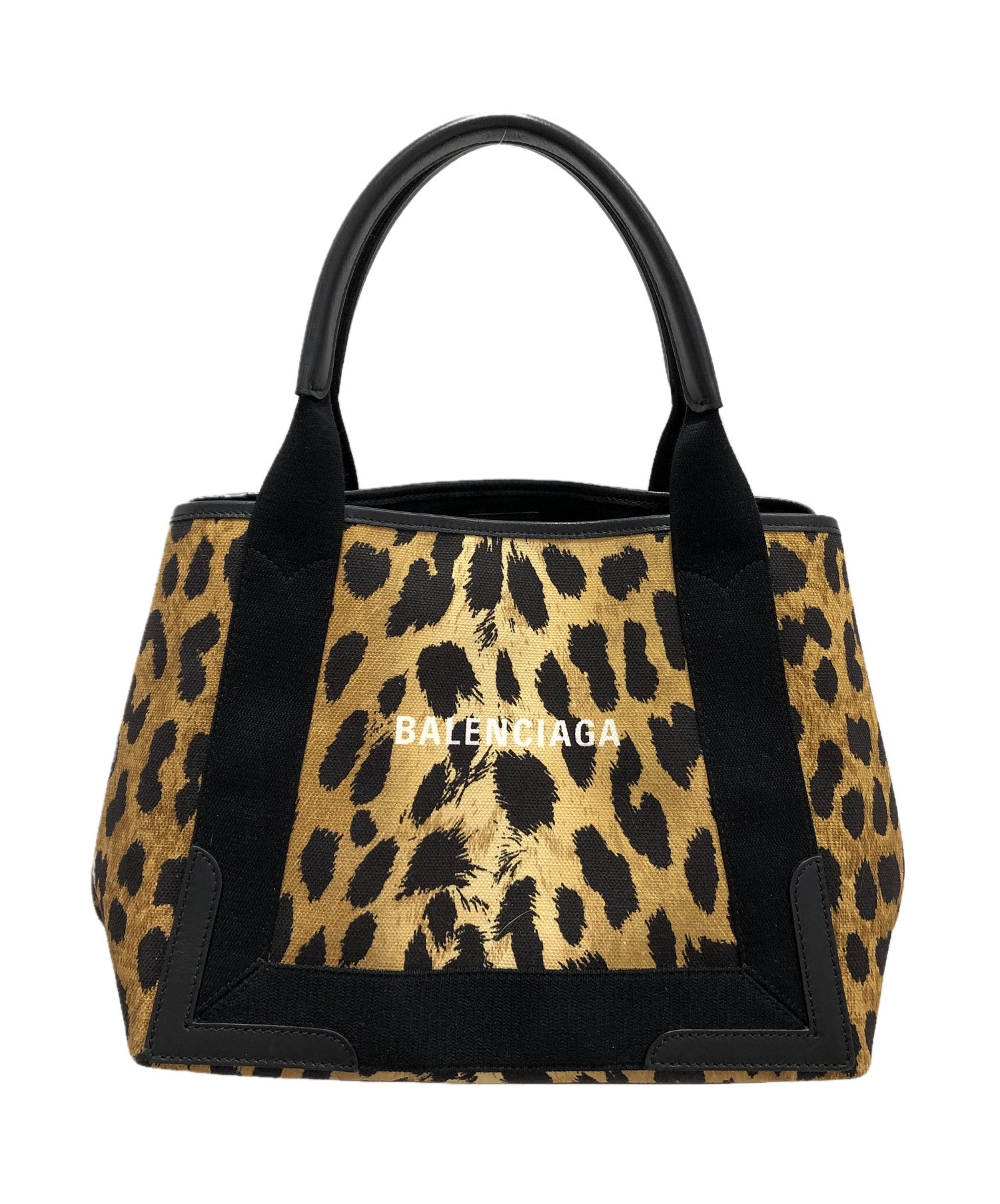 中古・古着通販】BALENCIAGA (バレンシアガ) レオパードネイビーカバS  