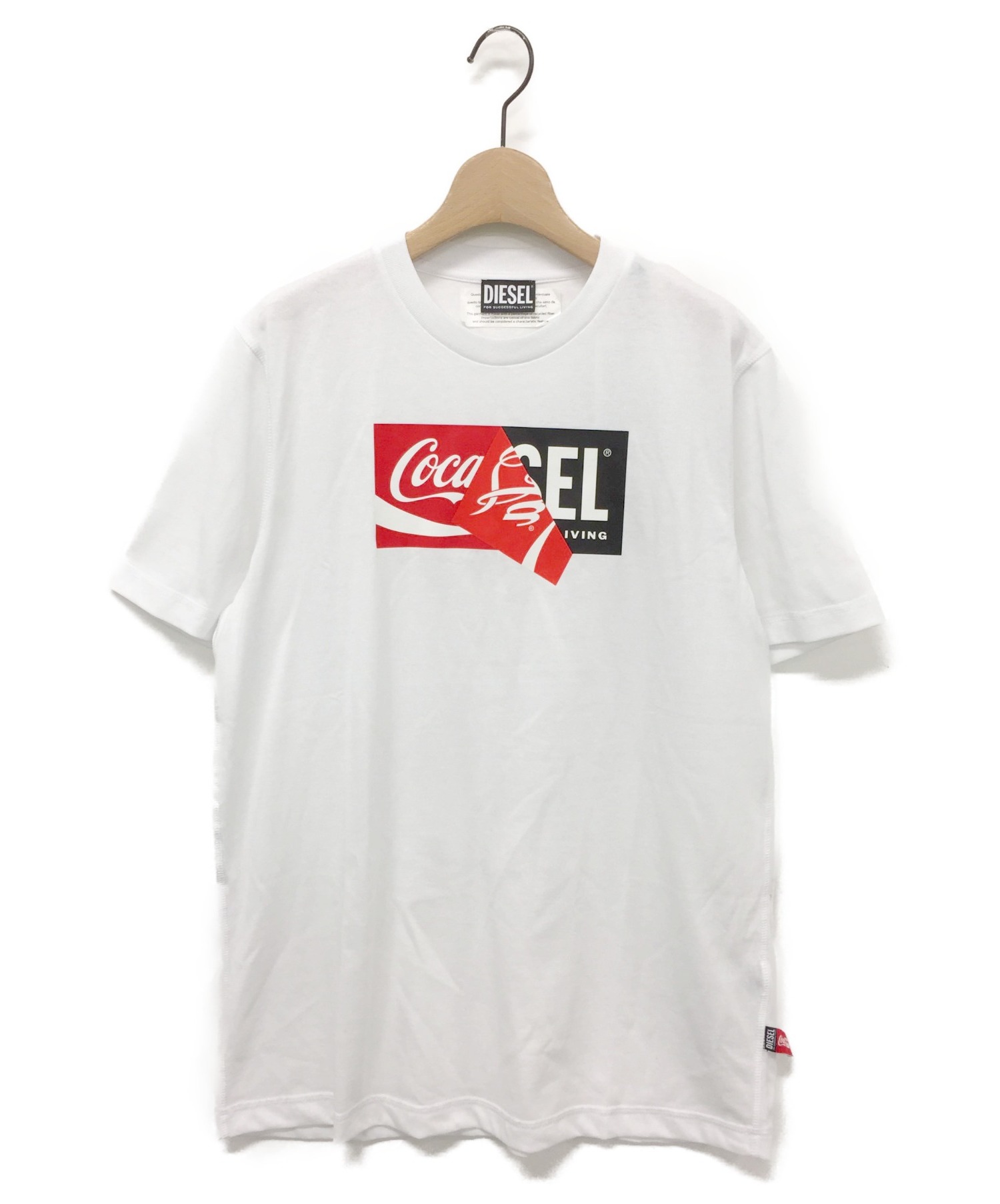 DIESEL Tシャツ Coca-Cola コカコーラ コラボ ホワイト XL
