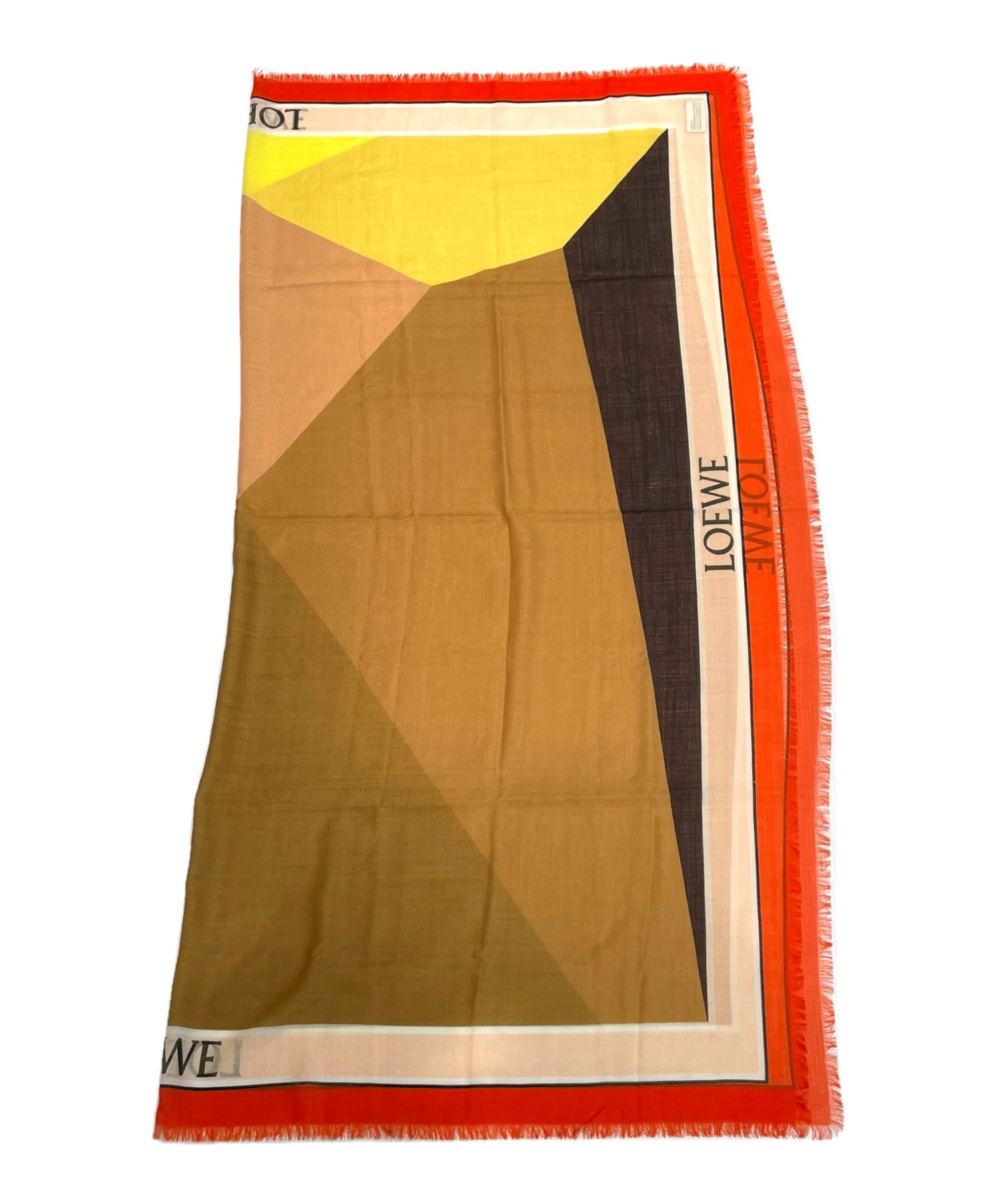 ロエベ　長方形ロング　ストール 楽天市場】LOEWE ロエベ マフラー 38×180 F810487X17 レディース