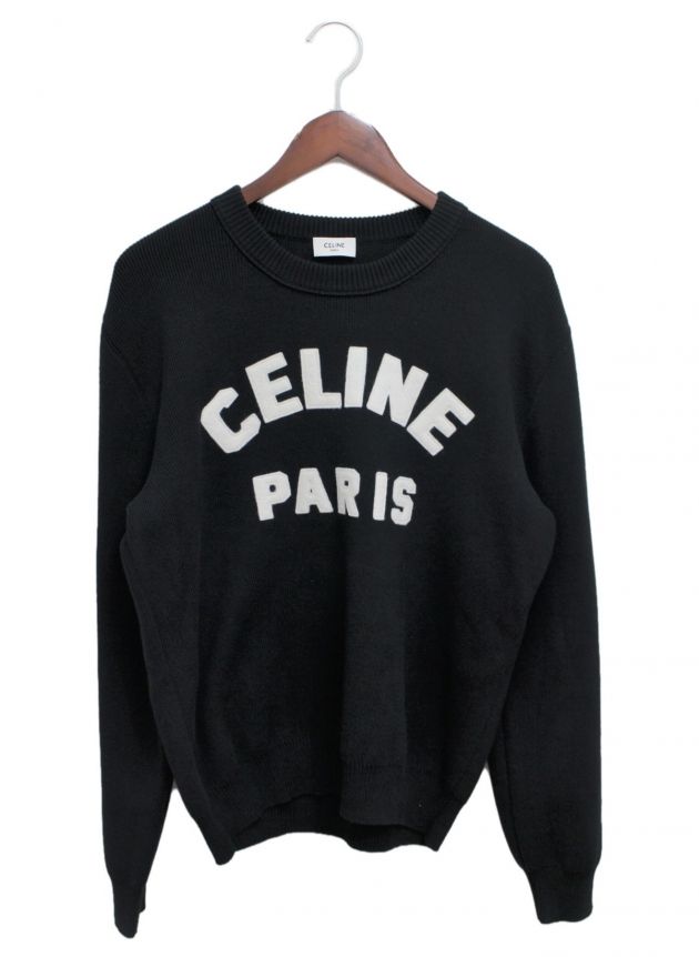 中古・古着通販】CELINE (セリーヌ) フロッククルーネックセーター 