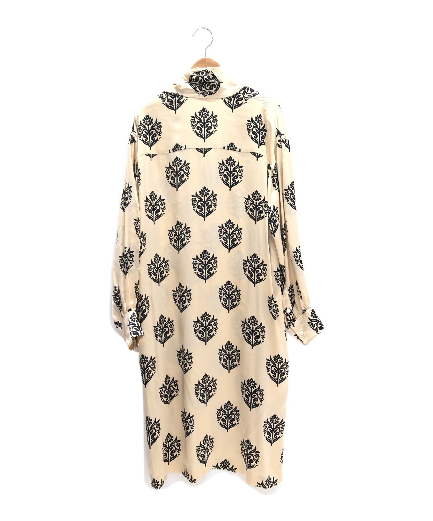 中古・古着通販】CELINE (セリーヌ) シルクボウタイワンピース  