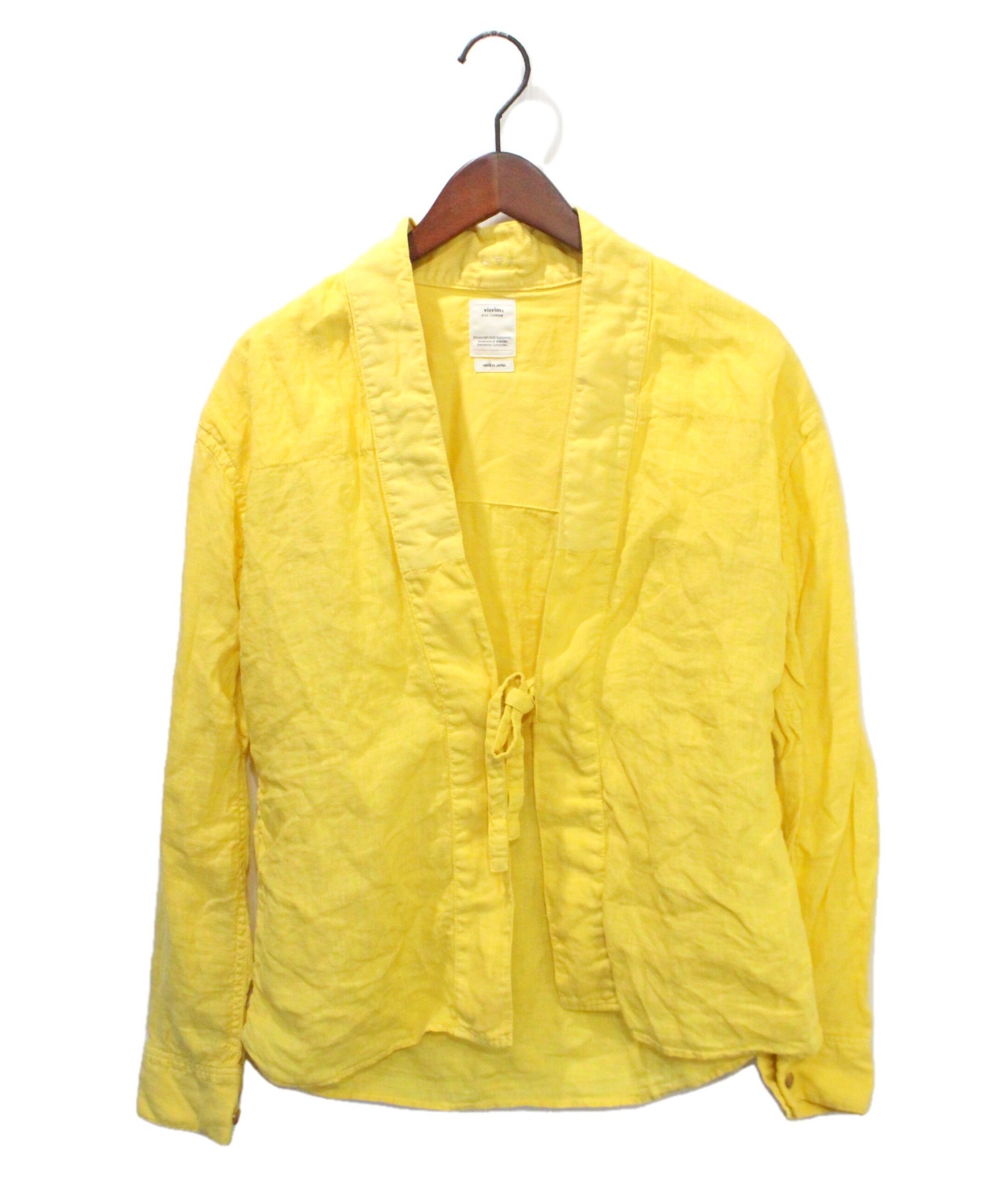 中古・古着通販】VISVIM (ビズビム) LHAMO SHIRT LINEN イエロー 