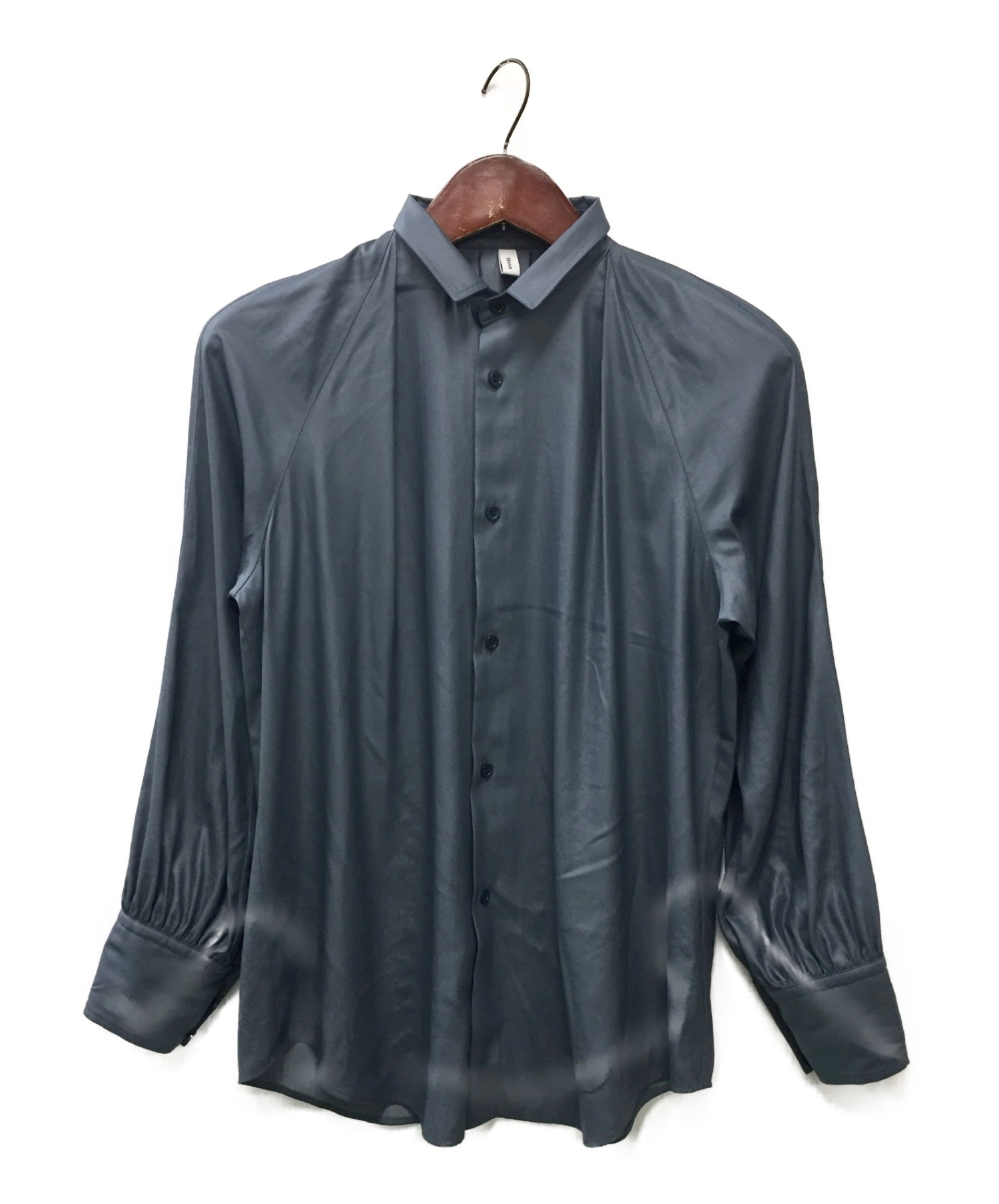 08sircus Leather satin shirt