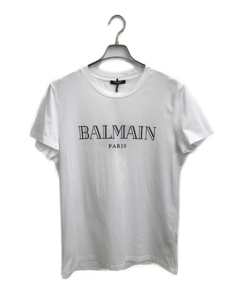 【タグ付き新品】BALMAIN定番バルマン金ロゴTシャツ黒34定価45,100円