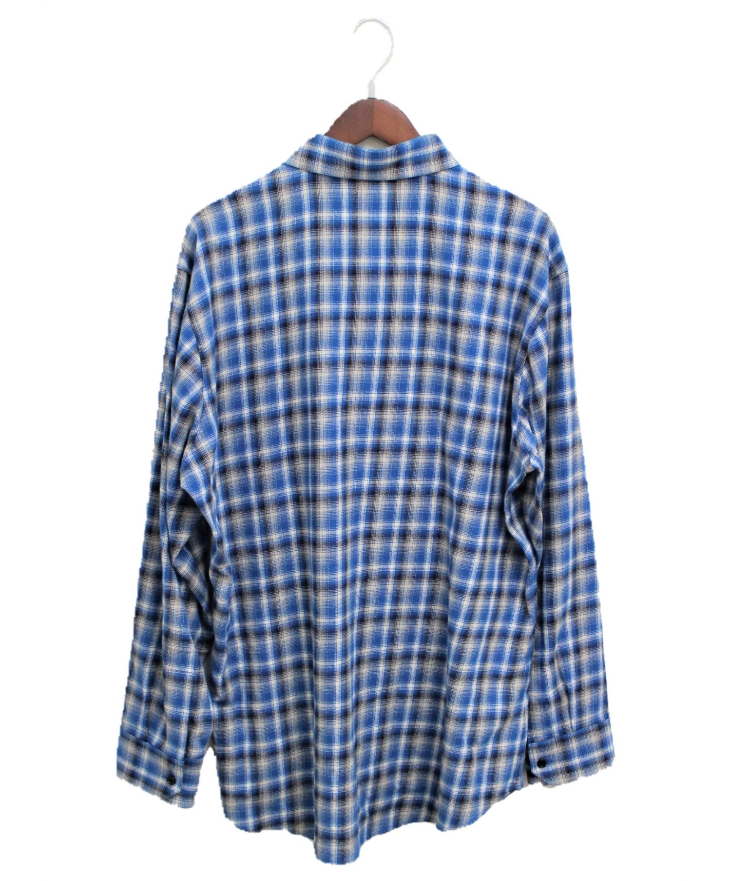 中古・古着通販】CELINE (セリーヌ) ルーズシャツ/チェックコットン 
