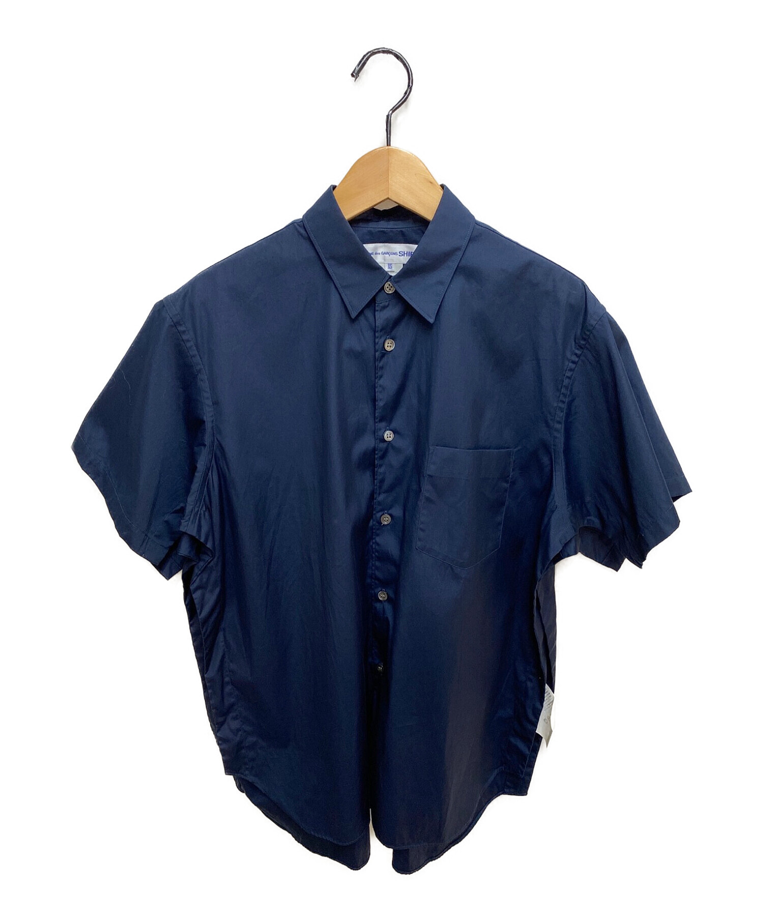 COMME des GARCONS SHIRT (コムデギャルソンシャツ) ポンチョシャツ ネイビー サイズ:XS