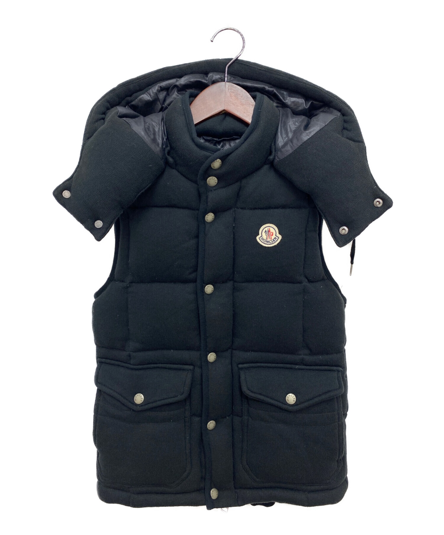 中古・古着通販】MONCLER (モンクレール) MAGLIA GILET ブラック 