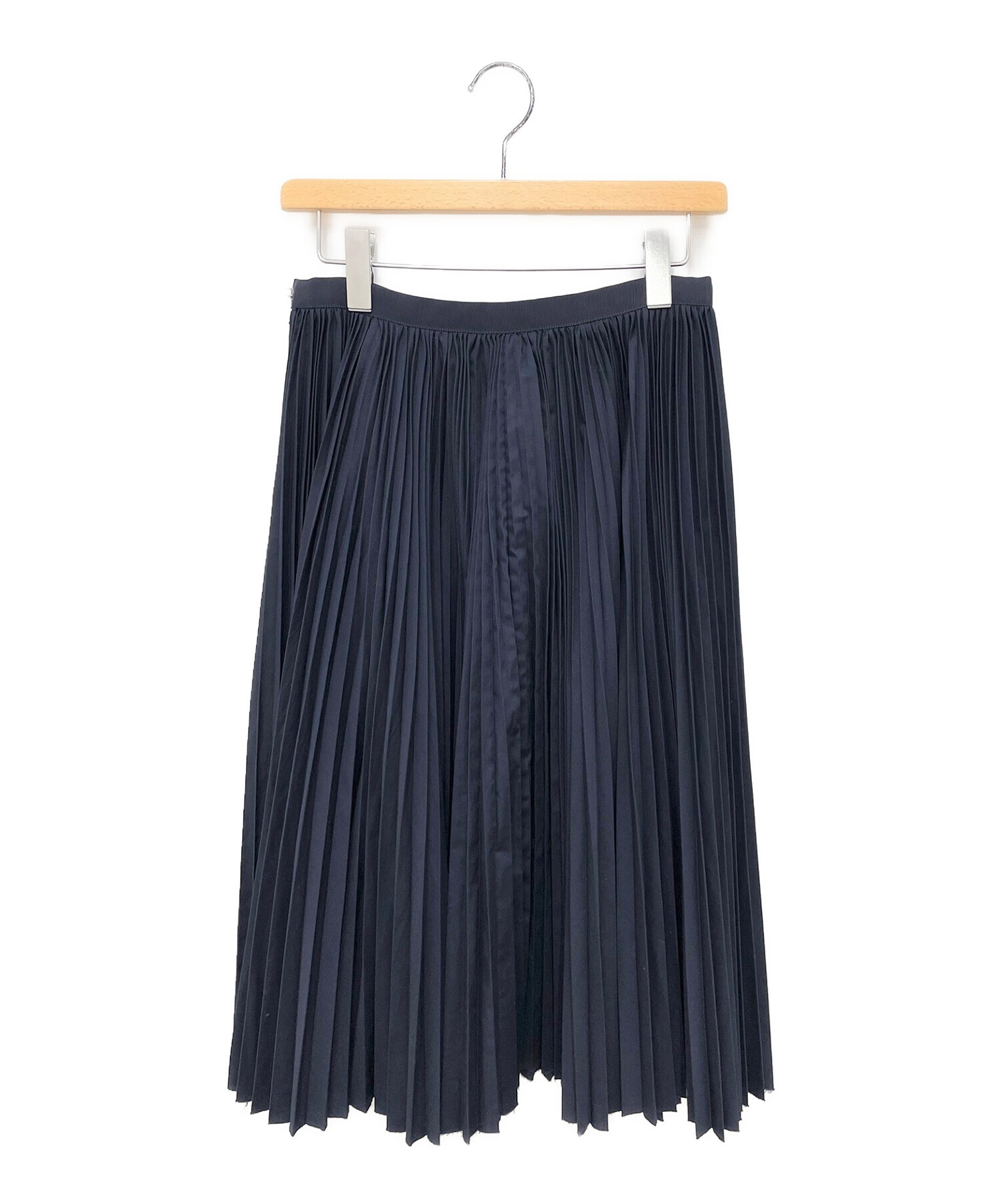 中古・古着通販】sacai (サカイ) プリーツスカート ネイビー サイズ:2 
