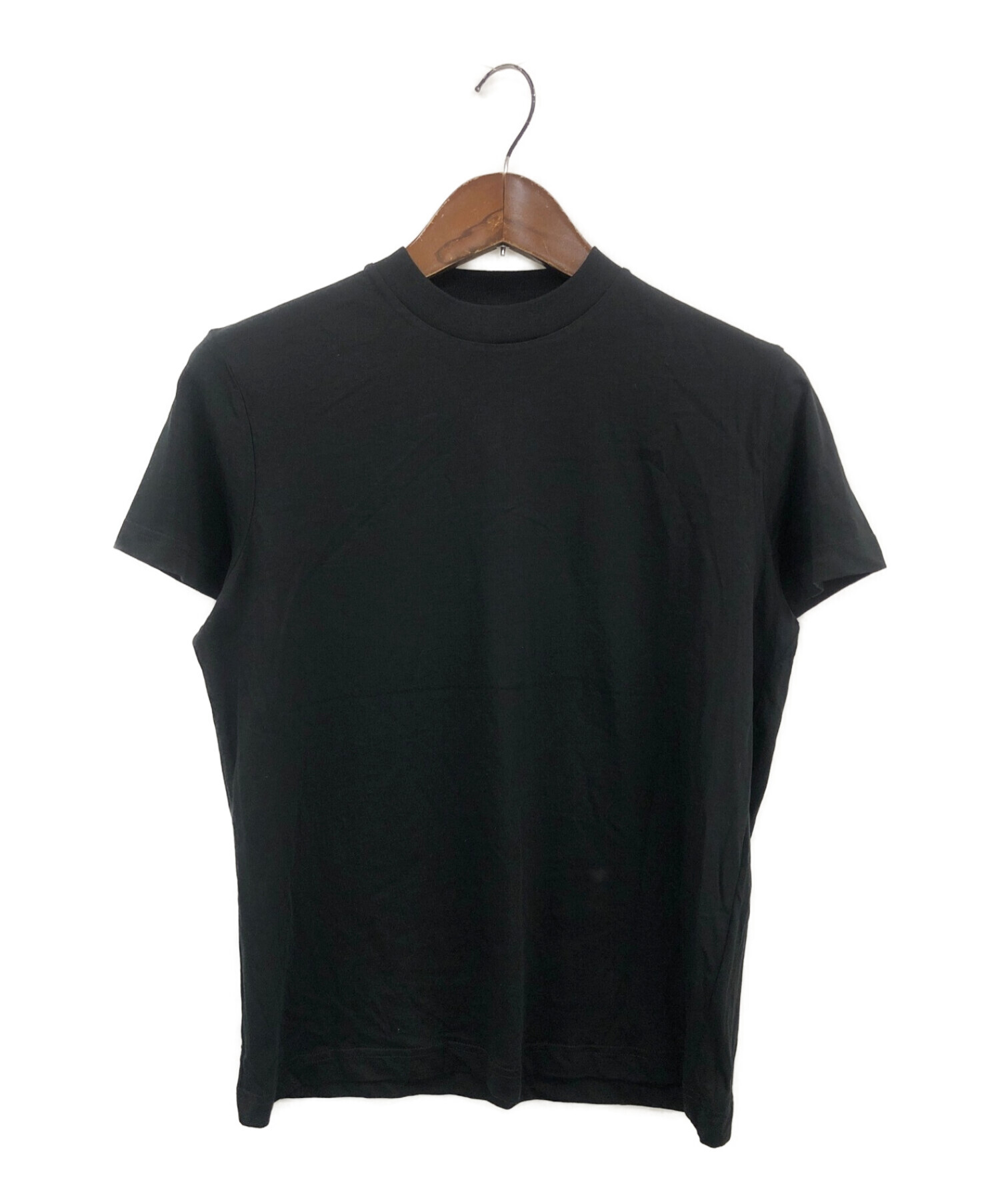 PRADA (プラダ) バックトライアングルTシャツ ブラック サイズ:S