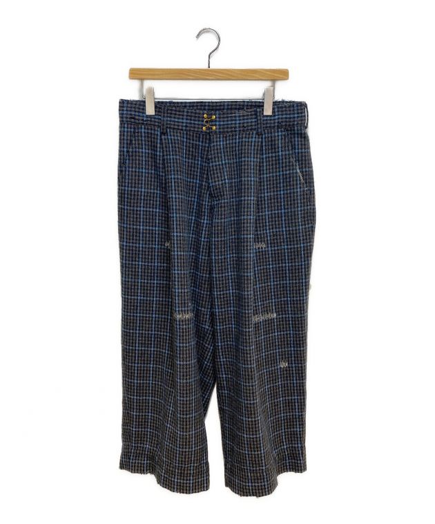 Kolor 21aw ツイードチェックワイドパンツ