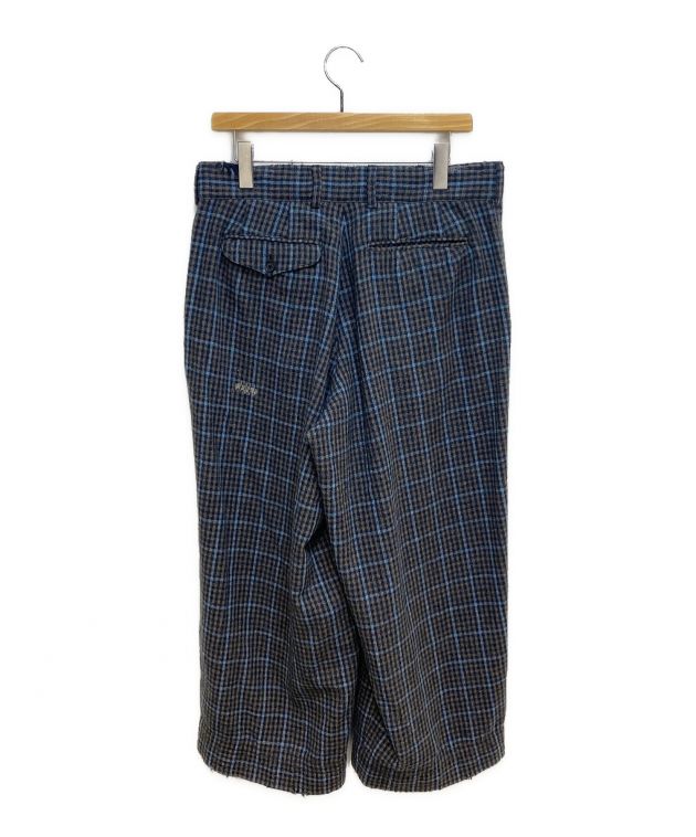 Kolor 21aw ツイードチェックワイドパンツ