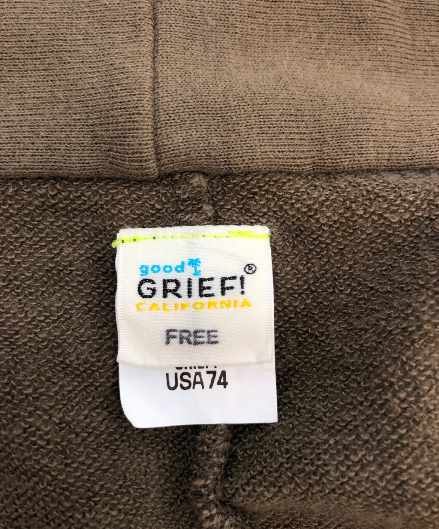 GOOD GRIEF! (グッドグリーフ) Sweat Coat/スウェットコート ブラウン サイズ:FREE