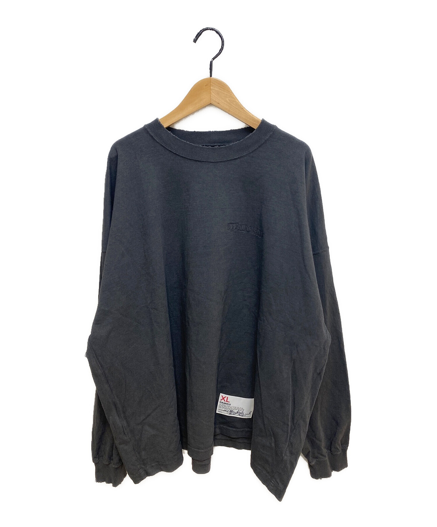 中古・古着通販】DAIRIKU (ダイリク) 21AW Embroidery Washed L/s Tee 