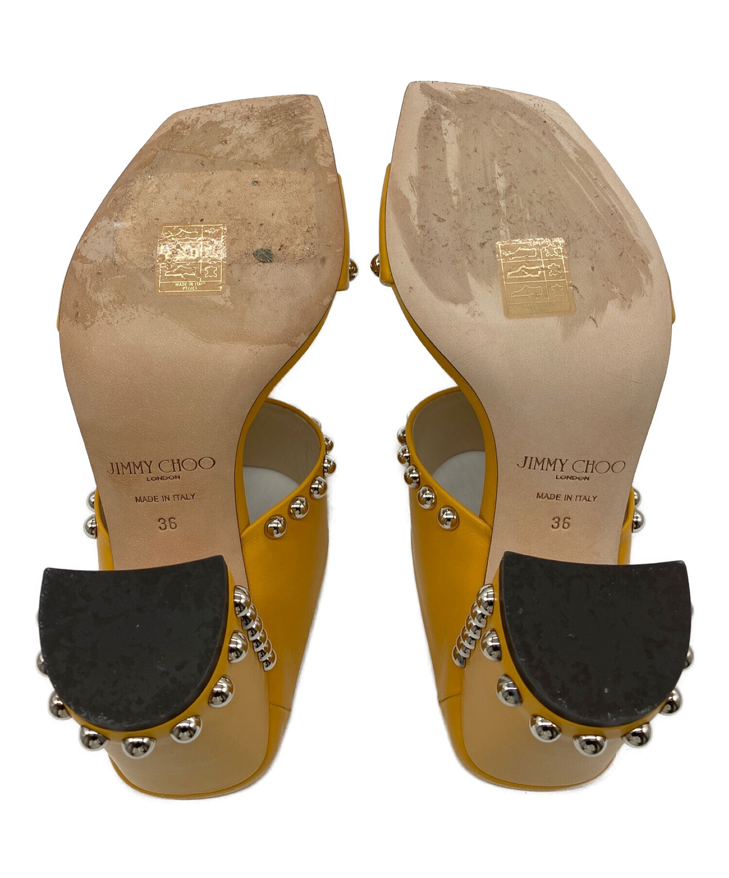 中古・古着通販】JIMMY CHOO (ジミーチュウ) MATTY 85 スタッズ付き 