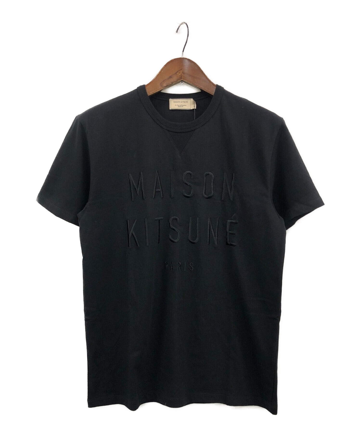 【デッドストック】メゾンキツネ MAISONKITSUNE Tシャツ 黒 M