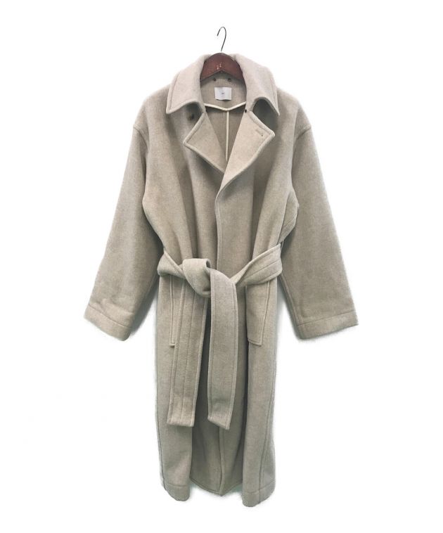 中古・古着通販】ATHA (アタ) ダブルメルトンマキシコート ベージュ 
