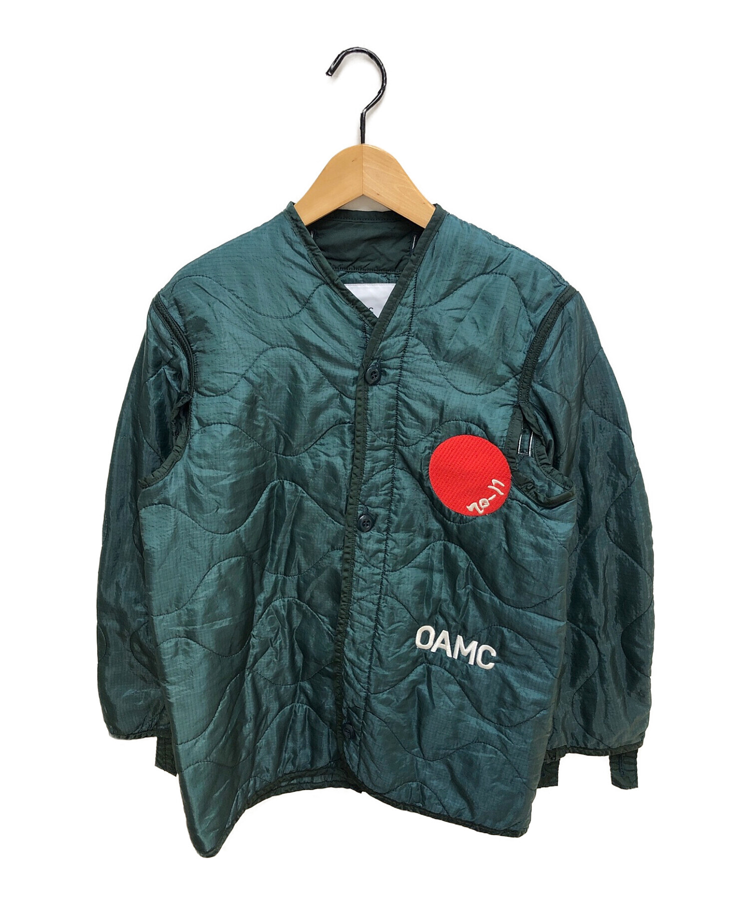OAMC (オーエーエムシー) 21SS PEACEMAKER LINERジャケット グリーン サイズ:XS