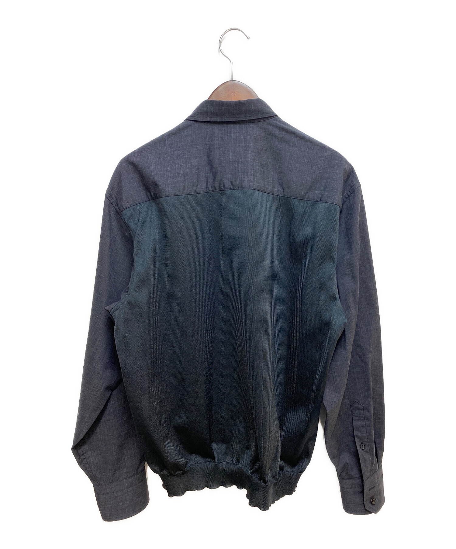 中古・古着通販】KOLOR (カラー) 21SS ウーリータフタ長袖シャツ 