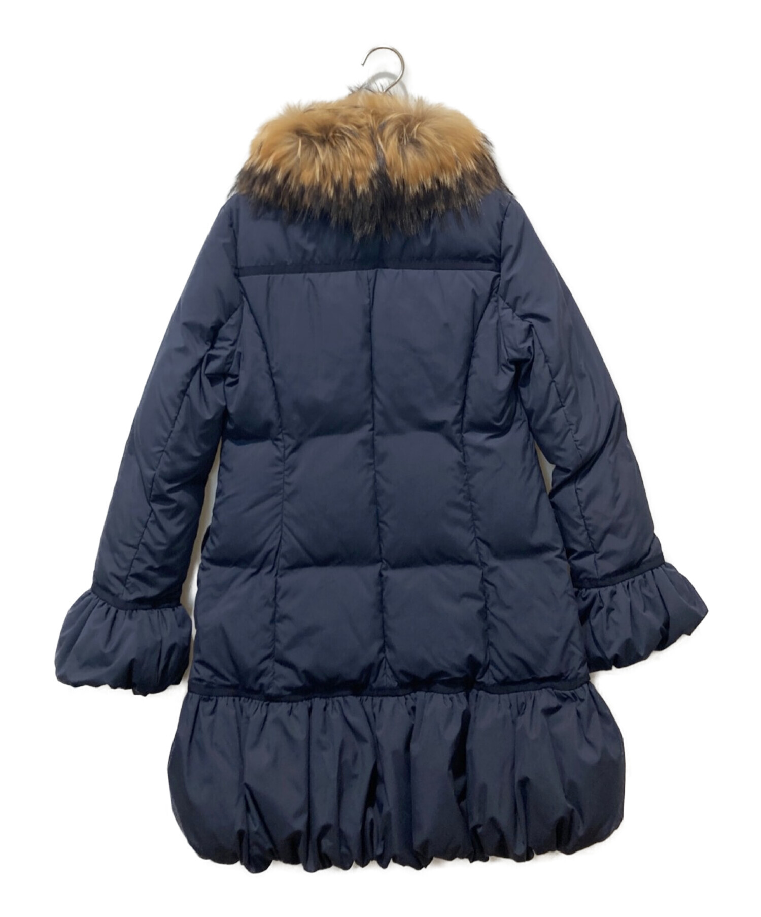 中古・古着通販】LANVIN en Bleu (ランバンオンブルー) ファー付ダウン 