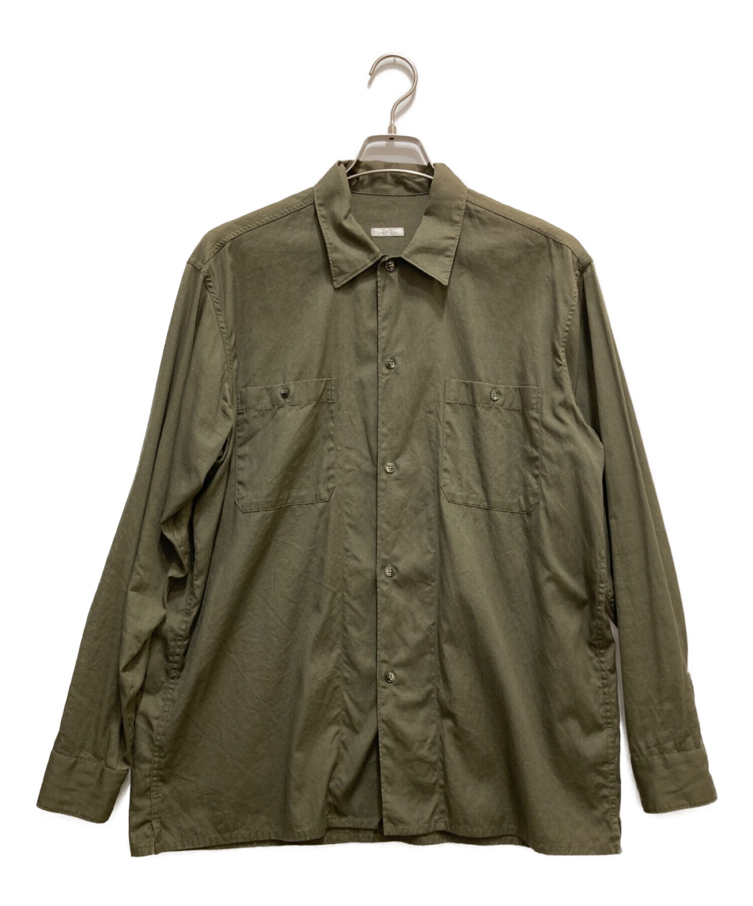 COMOLI (コモリ) オープンカラーシャツ オリーブ サイズ:2