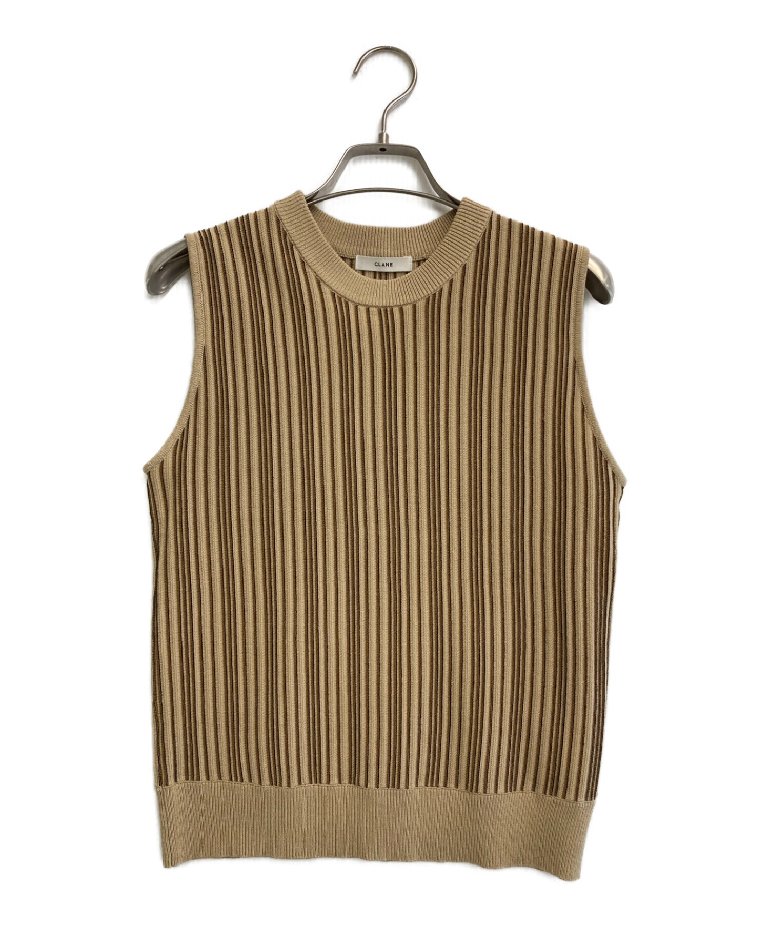 中古・古着通販】CLANE (クラネ) RANDOM STRIPE KNIT TANK TOP 