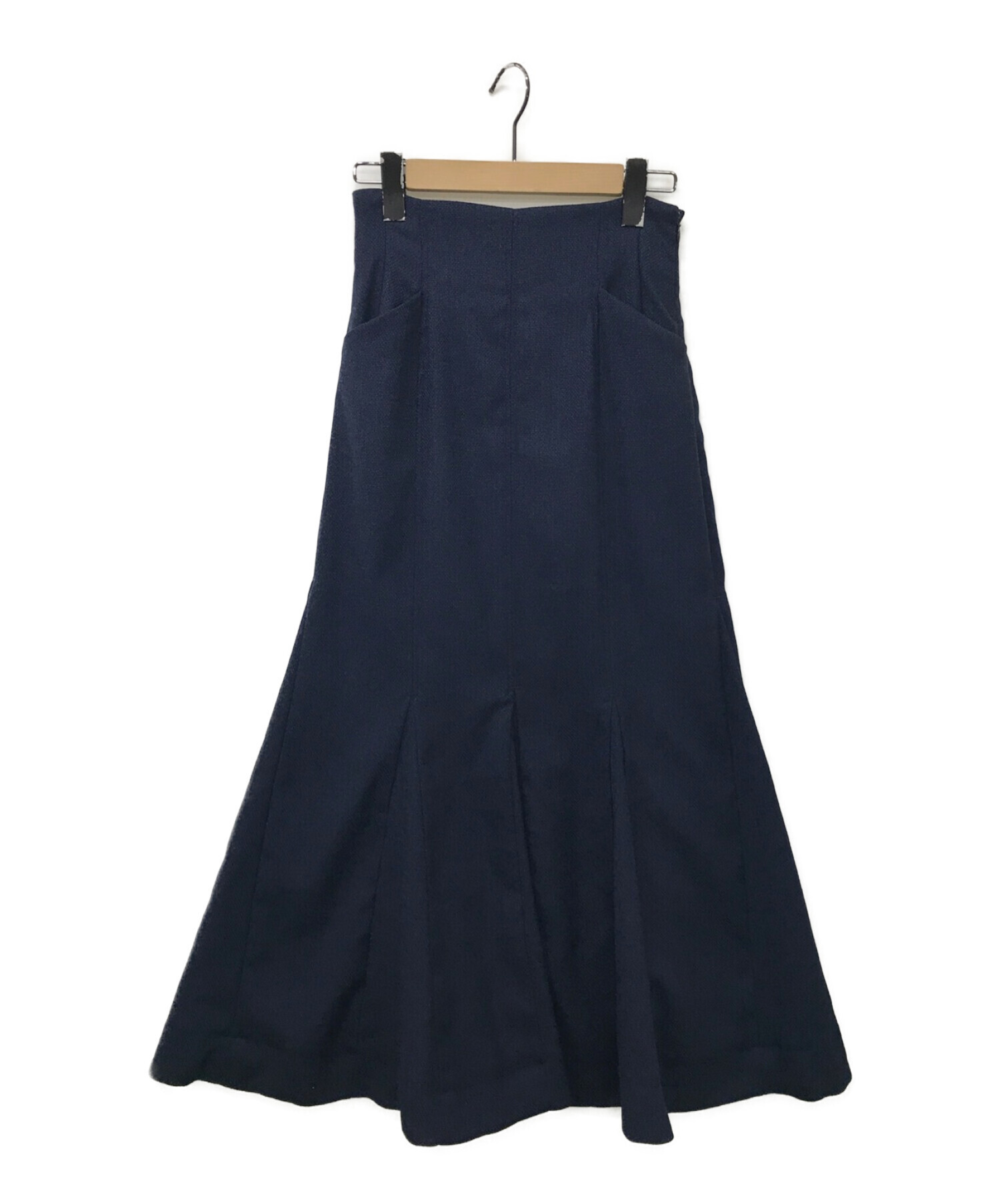 CELFORD (セルフォード) リネンライクマーメイドスカート ネイビー サイズ:36 未使用品